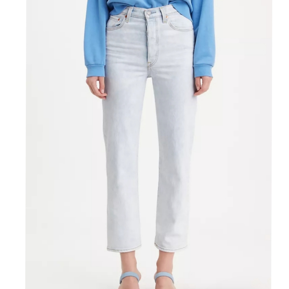 NWT Levi's Ribcage Straight Ankle Jeans, 26W x 27L